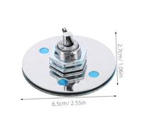 Sosoport 2 pièces Verrou de Capot Invisible Argenté Loquet de Verrouillage Rapide pour Voiture Mécanisme Robuste et Installation Facile Accessoires Personnalisés Auto