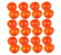 Sosoport 20 Pièces de Tirage Ronde Orange pour Jeux de Groupe Accessoires de Loterie et Animation de Plastique pour Activités et Divisions Déquipes
