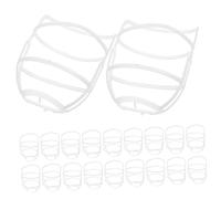 Sosoport 20 pièces Filets de Suspension pour Bouteilles de Perfusion Accessoires de Support pour Bouteilles Saline Cages Plastique Réutilisables pour Hôpital de Rangement Pratiques