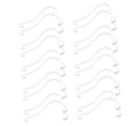 Sosoport 20 Pièces Lot de Supports à Chaussures Acryliques Transparente Élastiques pour Sandales et Talons Présentoir Organisateur Clair pour Vestiaire et Vitrine