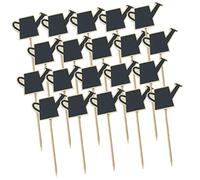 Sosoport 20 pièces Lot de Tableaux Ardoise avec Support Étiquettes pour Plantes et Messages Décorations Polyvalentes pour Jardin et Maison