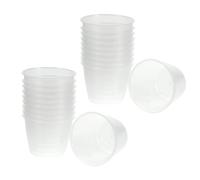 Sosoport 20 Pièces Lot de Tasses à Mesurer Transparentes pour Cuiseur à Riz Gobelets Plastique Alimentaire Gradués Outils Précis pour Ingrédients Secs et Liquides Remplacement