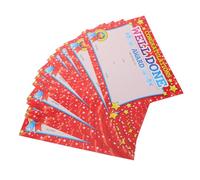 Sosoport 20 Pièces Papier De Certificat De Dessin Animé Certificat D'achèvement Récompenses Document Des Étudiants Certificat De Scolarité Certificats De Récompense Pour Les Enfants