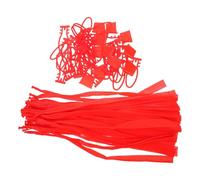 Sosoport 200 Ensembles Paquet en Filet Réutilisables pour Fruits et | Plastique Rouge, Structure Respirante, Protège la Casse, pour Marché Fermier et Rangement la Cuisine