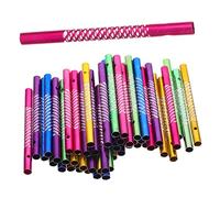 Sosoport 200 Pièces Carillons Éoliens Bâtons De Carillon Éolien Tube Tuyau De Carillon Éolien Jouet pour Pièces De Carillon Extérieur Remplacement Carillon Éolien Carillon Vide Dehors Métal