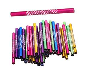 Sosoport 200 Pièces Carillons Éoliens Bâtons De Carillon Éolien Tube Tuyau De Carillon Éolien Jouet pour Pièces De Carillon Extérieur Remplacement Carillon Éolien Carillon Vide Dehors Métal