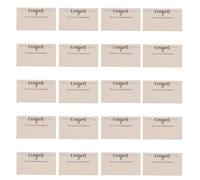 Sosoport 200 Pièces Cartes de Bons Vierges Blanches en Papier, Écriture | Surface Lisse et Bords Nets, Résistantes à Déchirure, pour Couples, Célébrations et Jeux
