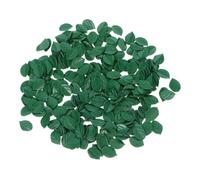 Sosoport 200pcs Feuilles Vertes Artificielles en PVC Haute Réalité Résistantes la Décoloration pour Décoration Bureau et Centre Commercial