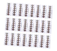 Sosoport 24 Pièces Cartes Indicatrices Humidité Réutilisables Précision Changement Couleur Bleu à Rose Fiable de Humidité pour Stockage Pcb et