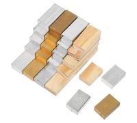 Sosoport 24 Pièces Kit de Blocs de Densité Rectangulaires Multi-matériaux pour Expériences de Physique Précis pour Laboratoire Scolaire et Apprentissage des Concepts de Masse et Densité