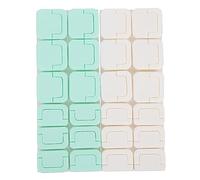 Sosoport 24pièces Cache-prises Domestiques Protège-fiches pour Garçon Fille Manchons de Prise Électriques Protections Pratiques pour Prises Réduisez les Risques