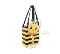 Sosoport 25 Pièces Bee Party Favor Boxes With Handles Paper Candy Treat Containers For Shower Birthday Wedding And Bridal Party Supplies Portable And Adorable Gift Packaging