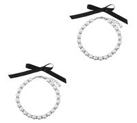 Sosoport 2ensembles Collier Perles Créatif pour Animaux De Compagnie Collier Ajustable Perles Blanches pour Chiens Et Chats Accessoire Élégant pour Vos Compagnons à Quatre Pattes