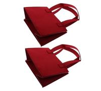 Sosoport 2pièces à Vin Rouge Feutre Léger Compartiments Fourre-Tout Portable pour Bouteilles de Vin pour Festivals et Fêtes