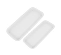 Sosoport 2pièces Bacs à Eau pour Plantes Intérieur Bacs pour Jardinières Rectangulaire pour Pot De Fleurs Égouttage pour Patio à Eau pour Pot De Fleurs Usage Intérieur Et Extérieur