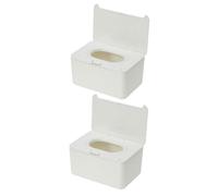 Sosoport 2pièces Boîte Distributrice De Lingettes Réutilisable Contenant De Lingettes Pour Boîte De Voyage Pour Humides Et Sèches