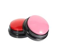 Sosoport 2pièces Boutons De Communication Interactifs pour Animaux De Compagnie Boutons Enregistrables pour Chiens Et Jouets Vocaux Colorés pour Interaction Et Entraînement