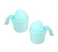 Sosoport 2pièces Gobelet De Rinçage Pour Shampooing Garçon Fille Lot De Gobelets De Bain Pour Rincer Cheveux Garçon Fille Accessoires De Bain Pratique Pour Maison Et Voyage