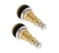 Sosoport 2pièces Tiges De Valve pour Pneus Tubeless Cuivre à Serrage Rapide pour Tracteur Agricole Niveleuse Lot