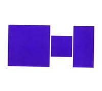 Sosoport 2pièces Verre Au Cobalt Bleu pour Expériences De Chimie Plaque De Verre Filtrant pour Réactions De Couleurs De Flamme Compatible avec Matériel De Laboratoire