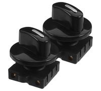 Sosoport 2set Commutateur Rotatif Abs à 4 Positions et 3 Vitesses avec Bouton pour Sélecteur de Vitesse de Chauffage, Contrôle Robuste pour Ambiance Estivale et Remplacement Four ou Hotte