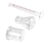 Sosoport 3 pièces Bécher Gradué Verre Cylindre de Mesure Flacon Triangulaire et Bécher Matériel de Laboratoire Scientifique Transparent avec Échelle Claire pour Expériences et Mesures