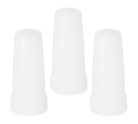 Sosoport 3 Pièces Capuchon Diffuseur en Plastique Blanc pour Lampe Torche 28mm, Protège les Yeux de L'éblouissement et Adoucit la Lumière, Accessoire pour Camping et Lecture sous Tente