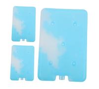 Sosoport 3 Pièces Ice Packs Reusable Cooling Blocks for Camping Outdoor Activities Leakproof Fresh Keeping Ice Cases for Drinks Food Preservation