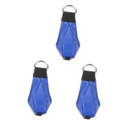 Sosoport 3 Pièces Mousqueton équipement d'escalade extérieur de Voyage Trousse de Toilette de Voyage de Gym de Corde à Lancer à Lancer Compact Acier Inoxydable Blue