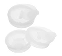 Sosoport 3 Pièces Reusable Water Jug Caps With Twist Mechanism Leakproof Lids For Glass Bistro Pitcher Easy To Clean Covers For Beverage Carafe