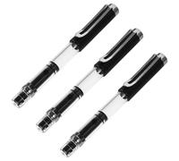 Sosoport 3 Pièces Stylo-plume Pinceau Calligraphie Chinoise avec Pointe Flexible Résistante, Corps en Abs et Nylon, pour Peinture et Scrapbook Artistique