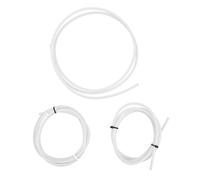 Sosoport 3 pièces Tube Ptfe pour Imprimante Tuyau Résistant à Usure Guide Alimentation Pratique pour Filament Blanc Opaque