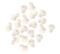 Sosoport 30 Pièces Porte Mèche de Lampe à Huile en Céramique Beige pour | Support de Mèche, Remplacement pour Usage Hospitalier et Institut Chimique