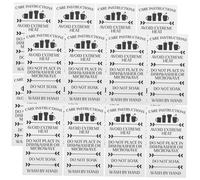 Sosoport 30 Pièces Tumbler Care Instruction Cards for Glass Cups Small Business Supplies Practical Lightweight Guide Inserts