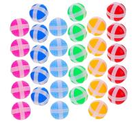 Sosoport 36 Pièces Balles Adhésives à Lancer pour Garçon Fille Jeu de Fléchettes avec Boules Scratch Multicolores Accessoires de Jeu Intérieur et Extérieur pour Fêtes et Familles