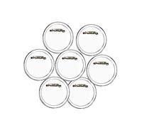 Sosoport 36pièces Kit De Badges Transparents Acrylique Avec Épingle Pour Loisirs Créatifs Et Customisation Diamètre Rond