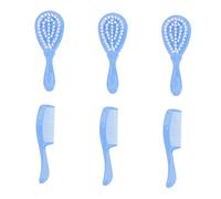 Sosoport 3ensembles Brosses à Shampoing et Peignes de Bain pour Garçon Fille Kit de Soins Multifonctions pour Garçon Fille