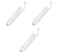 Sosoport 3pièces Distributeur Automatique Acier pour Oiseaux Nourrisseur De Perroquet Comportement Naturel De Nourriture Accessoires De Nourriture pour Animaux De Compagnie