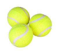 Sosoport 3pièces Lot de Balles de Tennis pour Entraînement Balles Classiques Élastiques de Tennis Compatibles