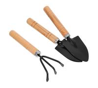 Sosoport 3pièces Set Outils De Jardinage avec Cultivateur Râteau Et Truelle Ensemble Complet pour Plantation De Fleurs Et Entretien De Petits Jardins