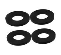 Sosoport 4 pièces Anneaux Absorption de Chocs pour Voiture Bagues Amortisseur Caoutchouc Noir Rondelles Tampons pour Suspension des Vibrations et Du Bruit Protection et Confort Améliorés