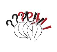 Sosoport 4 Pièces Bandeau Question Accessoires de Amusants Marqueurs de Ponctuation Parfaits pour Fêtes Halloween et Événements Spéciaux et Confortable et Filles