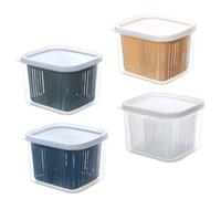 Sosoport 4 Pièces Boîte de Conservation des Aliments Pp Compartimentée