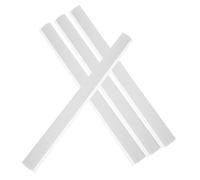 Sosoport 4 pièces Bordure Plastique pour Balai Poussière Remplacement et pour Raclette Demi Meule Bande Dentrée pour Poussière et Outils de Nettoyage