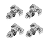 Sosoport 4 pièces Borne Batterie T Bolt Acier Inoxydable Connecteur Pôle Batterie Auto Durable Installation Facile et Compatible Remplacement Dorigine