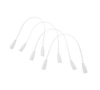 Sosoport 4 pièces Câble Extension LED Double Tête Broches Connecteur Lampe Cuivre pour Installation Facile et Polyvalente des Tubes Lumineux Compatible Dc