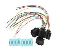 Sosoport 4 pièces Connecteur de Bobine Allumage Abs avec Faisceau de Câblage et Accessoires pour Installation Rapide Automobile