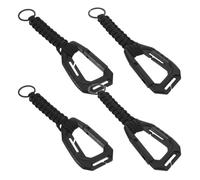 Sosoport 4 Pièces Crochet Mousqueton Porte-Bouteille Eau Multifonctionnel Attache Ceinture Randonnée Réglable Clip Suspendu Sécurisé pour Camping Voyage et Activités Extérieures