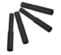 Sosoport 4 Pièces d'extension du Club de Golf Clubs de Golf Stick Tie d'extension des Clubs de Golf Extension d'arbre de Golf Adaptateur d'extension de Golf PP Noir