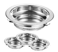 Sosoport 4 pièces Filtre à Thé Inox Acier Inoxydable Infuseur Métallique Fin et pour Maison Tamis à Thé Réutilisable sans Résidus Accessoire pour